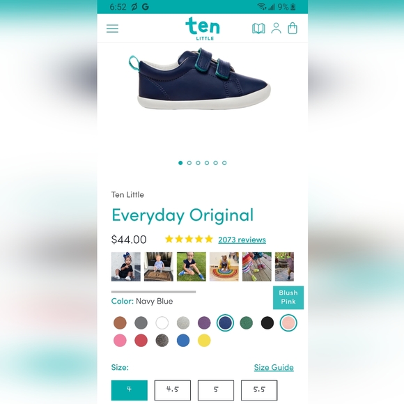 Ten Little Shoes Ten Little Everyday Original Sneakers Poshmark